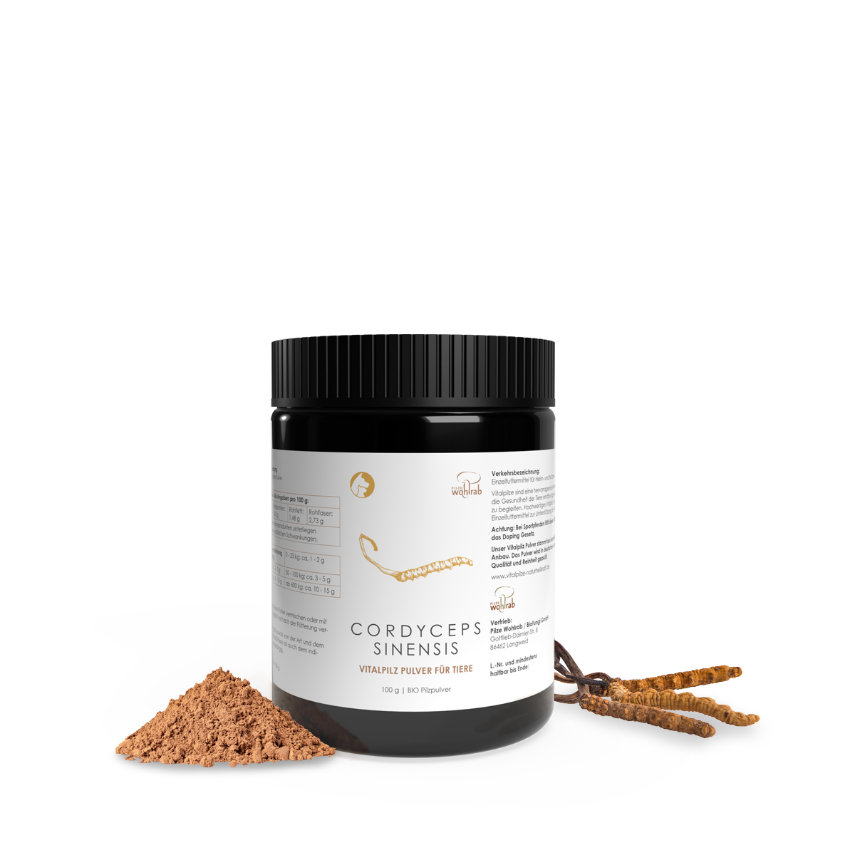 Poudre De Champignon Cordyceps Sinensis - 25 Kg - Produit Naturel En Vrac - Neuf