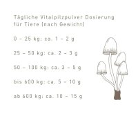 100 g BIO Auricularia Pulver für Tiere