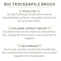 100g BIO Steinpilze BRUCH getrocknet