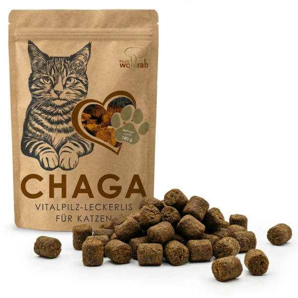 Chaga Leckerlis für Katzen